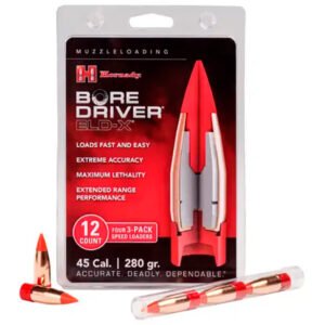 Hornady Bore Driver Muzzleloader Bullet 45 Cal. 280 Gr. Bore Driver Eld-x 12 Rd.
