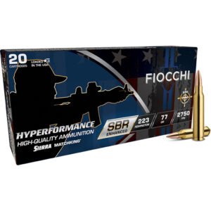 Fiocchi Hyperformance Sbr Enhanced Rifle Ammo 223 Rem. 77 Gr. Hpbt 20 Rd.
