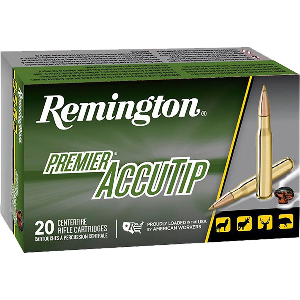Remington Premier Accutip Centerfire Rifle Ammo 204 Ruger 40 Gr. Accutip 20 Rd.