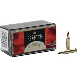 Federal Premium V-shok Rimfire Ammo 17 Hmr 17 Gr. Hornady V-max 50 Rd.