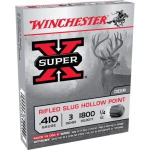 Winchester Super-x Shotshell 410 Bore 1-4 Oz 3" Shotgun Slug