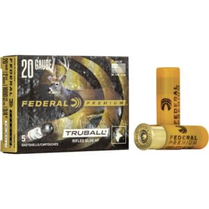 Federal Premium Vital-shok Truball Load 20 Gauge 2.75 In. 3-4 Oz. Slug 5 Rd.