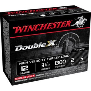 Winchester Double X High Velocity Turkey Load 12 Ga. 3 In. 1 3-4 Oz. 5 Shot 10 Rd.