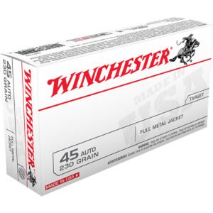 Winchester Usa Pistol Ammo 45 Acp 230 Gr. Fmj 50 Rd.