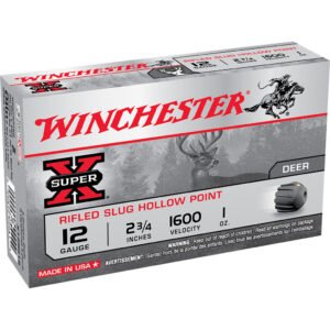Winchester Super-x Rifled Slug Hollow Point 12 Ga. 2.75 In. 1 Oz. Hollow Point Slug 5 Rd.