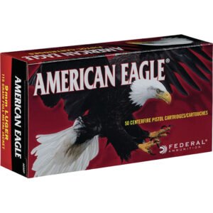 Federal American Eagle Pistol Ammo 9mm Luger 115 Gr. Fmj 50 Rd.