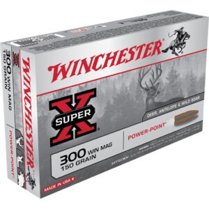Winchester Super-x Rifle Ammo 300 Win Mag 150 Gr. Power-point 20 Rd.