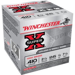 Winchester Super-x High Brass Heavy Game Load 410 Ga. 2.5 In. 1-2 Oz. 7.5 Shot 25 Rd.
