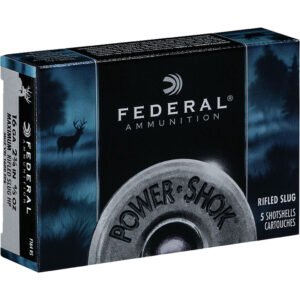 Federal Power-shok Load 16 Gauge 2.75 In. 4-5 Oz. Slug Shot 5 Rd.