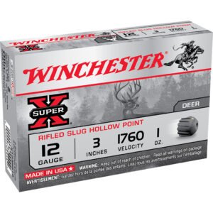 Winchester Super-x Rifled Slug Hp 12 Ga. 3 In. 1 Oz. Slug 5 Rd.