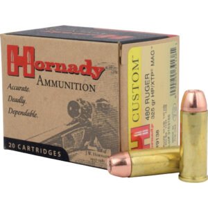 Hornady Custom Pistol Ammo 480 Ruger 325 Gr. Xtp Mag 20 Rd.