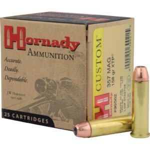 Hornady Custom Pistol Ammo 357 Mag 158 Gr. Xtp Jacket Hollow Point 25 Rd.