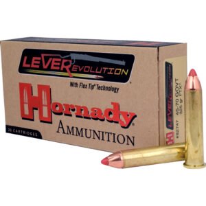 Hornady Leverevolution Rifle Ammo 45-70 Gov 325 Gr. Flex Tip Expanding 20 Rd.