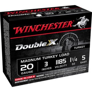 Winchester Double X Magnum Load 20 Ga. 3 In. 1 1-4 Oz. 5 Shot 10 Rd.