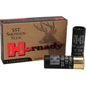 Hornady Sst Ftx Load 12 Gauge 2.75 In. 300 Gr. Slug Shot 5 Rd.