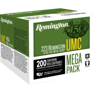 Remington Umc Centerfire Rifle Ammo 223 Rem. 45 Gr. Jhp 200 Rd.