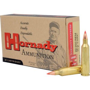 Hornady Varmint Express Rifle Ammo 22-250 Rem 55 Gr. V-max 20 Rd.