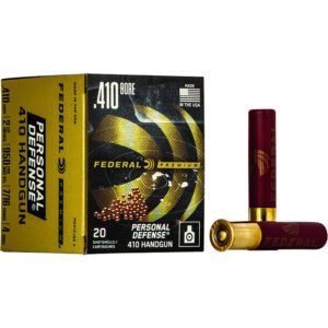 Federal Premium Personal Defense Pistol Ammo 410 Ga. 2.5 In. 7-16 Oz. 4 Shot 20 Rd.