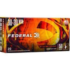 Federal Fusion Rifle Ammo 30-30 Win 150 Gr. Fusion Soft Point 20 Rd.