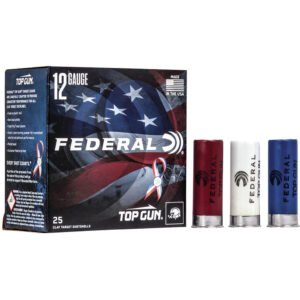 Federal Top Gun Red, White & Blue Edition Load 12 Gauge 2.75 In. 1 1-8 Oz. 8 Shot 25 Rd.