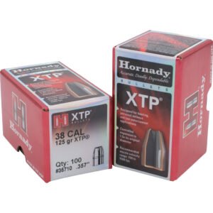 Hornady Hp-xtp Bullets 38 Cal. .357 In. 125 Gr. 100 Pk