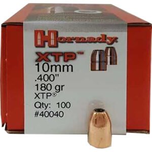 Hornady Hp-xtp Bullets 10 Mm. .40 Cal. 180 Gr. 100 Pk.