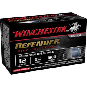 Winchester Defender Load 12 Ga. 2.75in. 1oz. 3-150 Gr. Pieces Shot 10rd