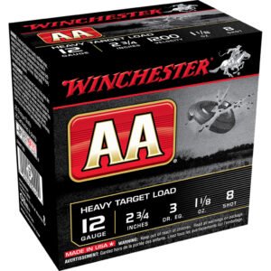 Winchester Aa Heavy Target Load 12 Ga. 2.75 In. 1 1-8 Oz. 8 Shot 25 Rd.