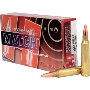 Hornady Superformance Match Rifle Ammo 223 Rem 75 Gr. Bt Hollow Point Match 20 Rd.