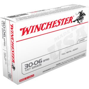 Winchester Usa Rifle Ammo 30-06 Sprg. 147 Gr. Fmj 20 Rd.