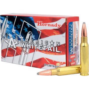 Hornady American Whitetail Rifle Ammo 308 Win 150 Gr. Interlock Spire Point 20 Rd.