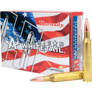Hornady American Whitetail Rifle Ammo 25-06 Rem 117 Gr. Interlock Bt Soft Point 20 Rd.