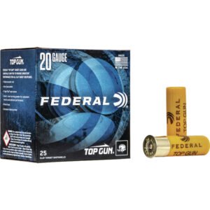 Federal Top Gun Shotgun Ammo 20 Gauge 2.75 In. 7-8 Oz. 8 Shot 25 Rd.
