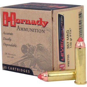 Hornady Leverevolution Rifle Ammo 357 Mag 140 Gr. Flex Tip Expanding 25 Rd.