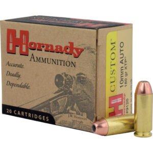 Hornady Custom Pistol Ammo 10mm Auto 180 Gr. Xtp Jacket Hollow Point 20 Rd.