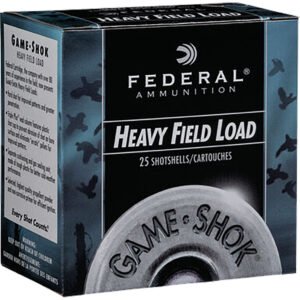 Federal Game-shok Heavy Field Load 12 Gauge 2.75 In. 1 1-8 Oz. 6 Shot 25 Rd.
