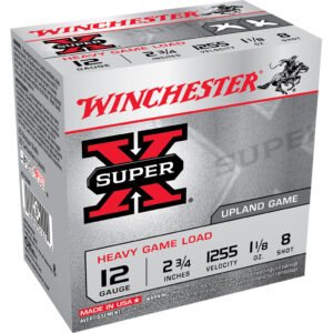 Winchester Super-x Heavy Game Load 12 Ga. 2.75 In. 1 1-8 Oz. 8 Shot 25 Rd.