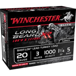 Winchester Long Beard Xr Shot-lok Load 20 Ga. 3 In. 1 1-4 Oz. 5 Shot 10 Rd.