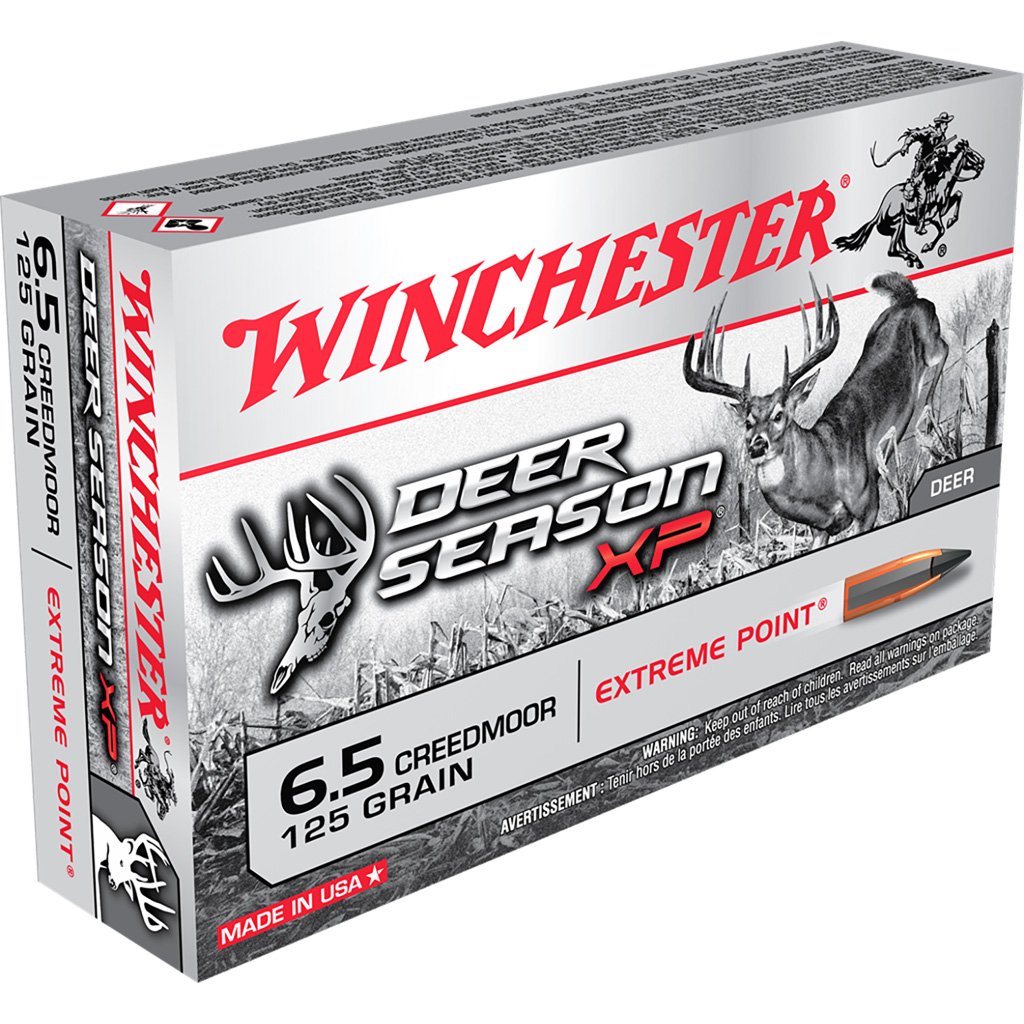 Winchester Deer Season Xp Rifle Ammo 6.5 Creedmoor 125 Gr. Extreme Point 20 Rd.