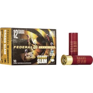Federal Premium Grandslam Shotgun Ammo 12 Gauge 3 In. 1 3-4 Oz. 4 Shot 10 Rd.