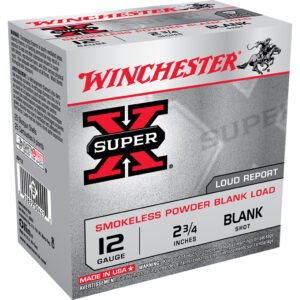 Winchester Super-x Smokeless Load 12 Ga. 2.75 In. Blanks 25 Rd.