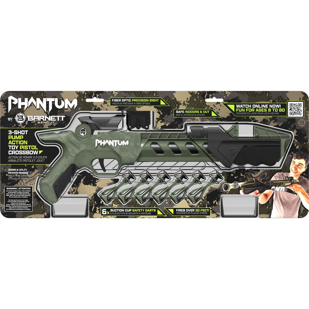 Barnett Phantum Toy Pistol Crossbow Od Green-black - Image 2