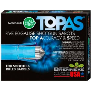Brenneke Topas Lead Free Sabot 20 Ga. 2 3-4 In. 1-2 Oz. 5 Rd.