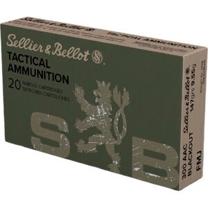 Sellier & Bellot Rifle Ammo 300 Blackout 147 Gr. Fmj 20 Rd.
