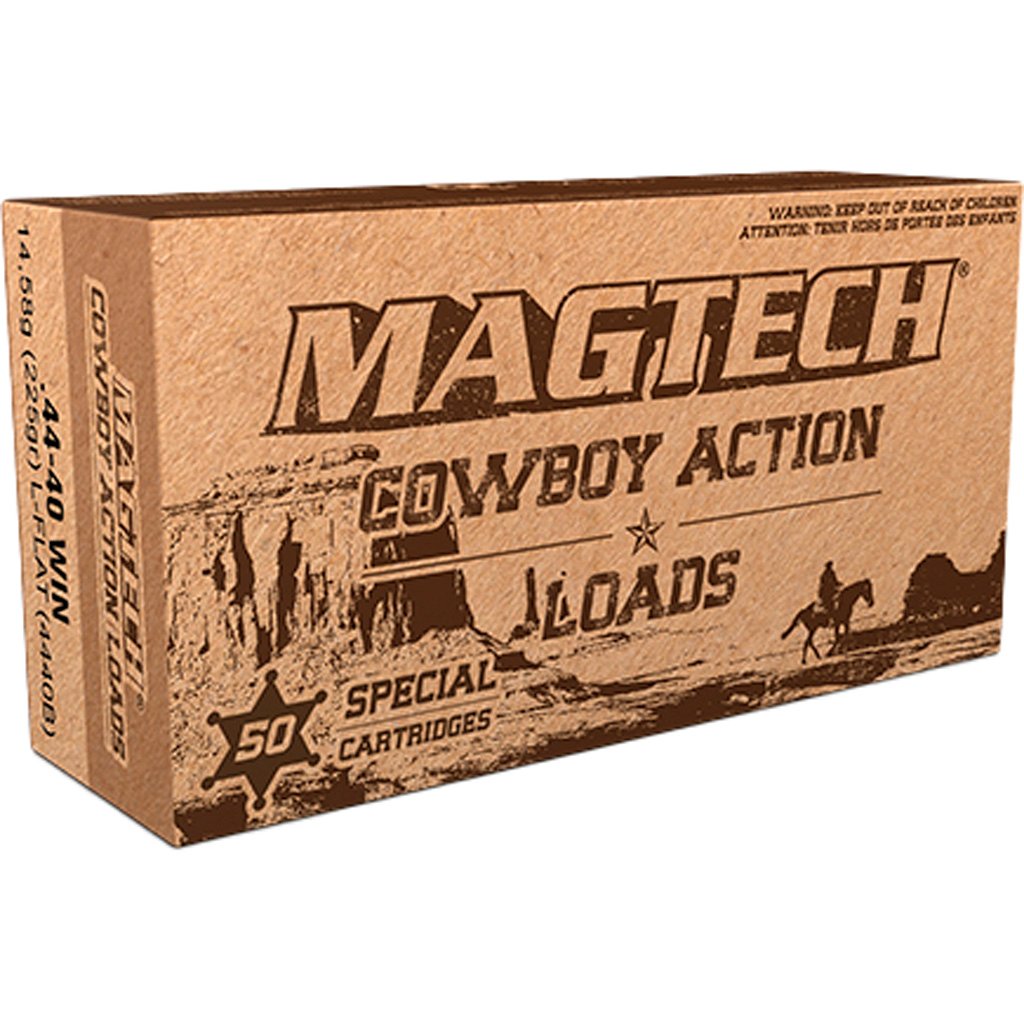 Magtech Rifle Ammo 44-40 Win Cowboy 225 Gr. Lfn 50 Rd.