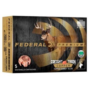Federal Premium Freight Train Copper Sabot Slugs 20 Ga. 2 3-4 In. 275 Gr. 5 Rd.
