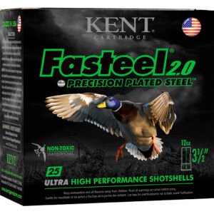 Kent Fasteel Precison Plated Steel Load 12ga. 3 1-2in. 1 1-2oz. Bb 2 25 Rd.