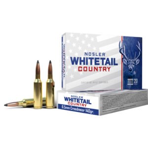 Nosler Whitetail Country Rifle Ammo 6.5 Creedmoor 140 Gr. Sb Sp 20 Rd.