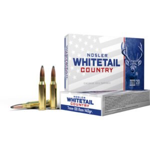 Nosler Whitetail Country Rifle Ammo 7mm-08 Rem 140 Gr. Sb Sp 20 Rd.