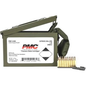 Pmc X-tac Rifle Ammo Metal Box 5.56 55 Gr. Fmj 840 Rd.